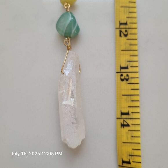 Ariana Ost x Free People Layered Multicolored Necklace NWOT - Picture 4 of 6